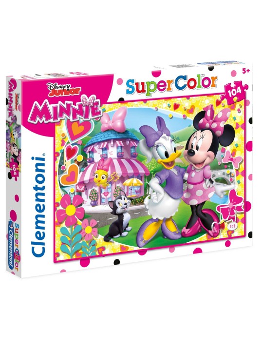 Clementoni SuperColor Puzzle Minnie Mouse 104 pezzi per Ragazze