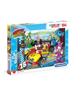 Clementoni Puzzle Mickey e i Roadster 104 pezzi 5 anni unisex