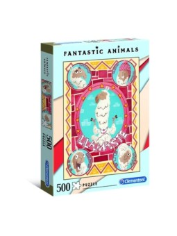 Clementoni Puzzle Fantastici Animali Llamas 500 pezzi unisex