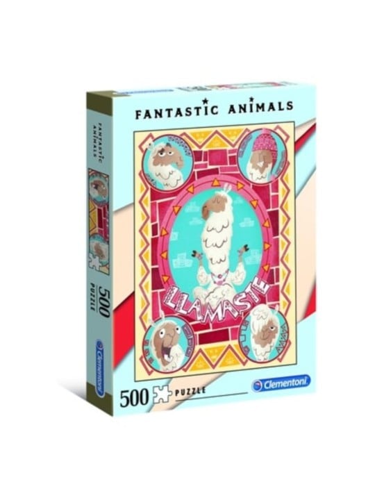 Clementoni Puzzle Fantastici Animali Llamas 500 pezzi unisex