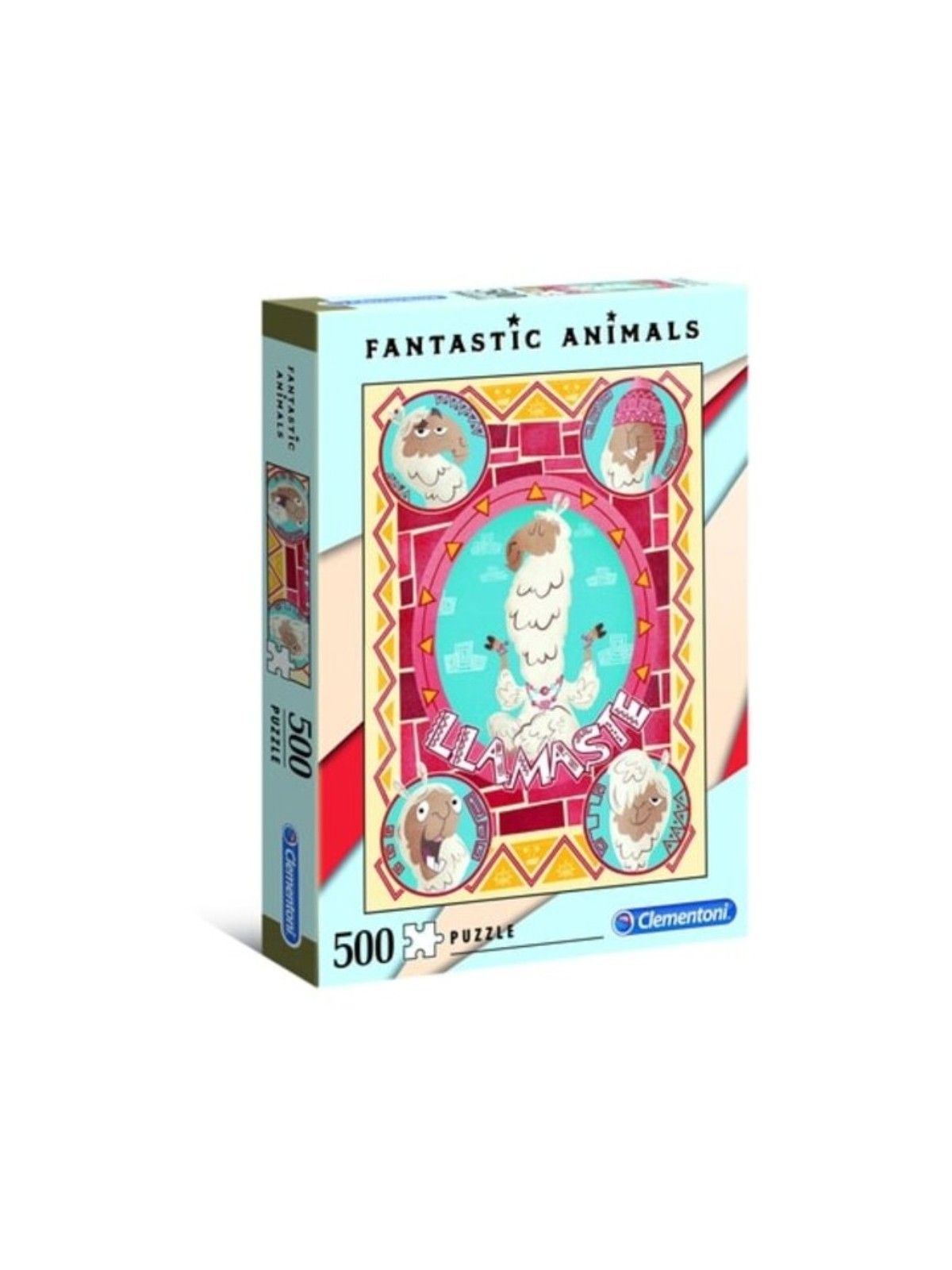 Clementoni Puzzle Fantastici Animali Llamas 500 pezzi unisex