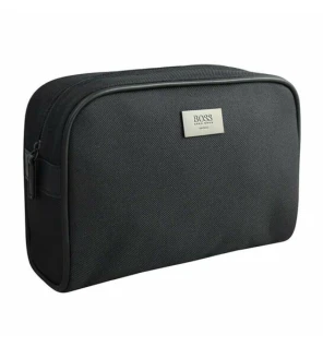 Hugo Boss Borsa da Toilette Pouch da Viaggio Grigio 23 x 8 x 14