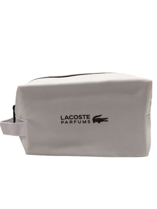 Lacoste Borsa da Toilette Bianca per Uomo Lacoste