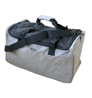 Hugo Boss Hugo Boss Borsa Palestra in Poliestere Grigio Uomo