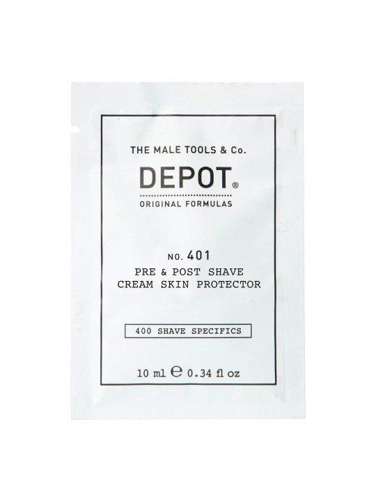 Depot 400 Specifiche per la Rasatura No 401 Crema Pre Post