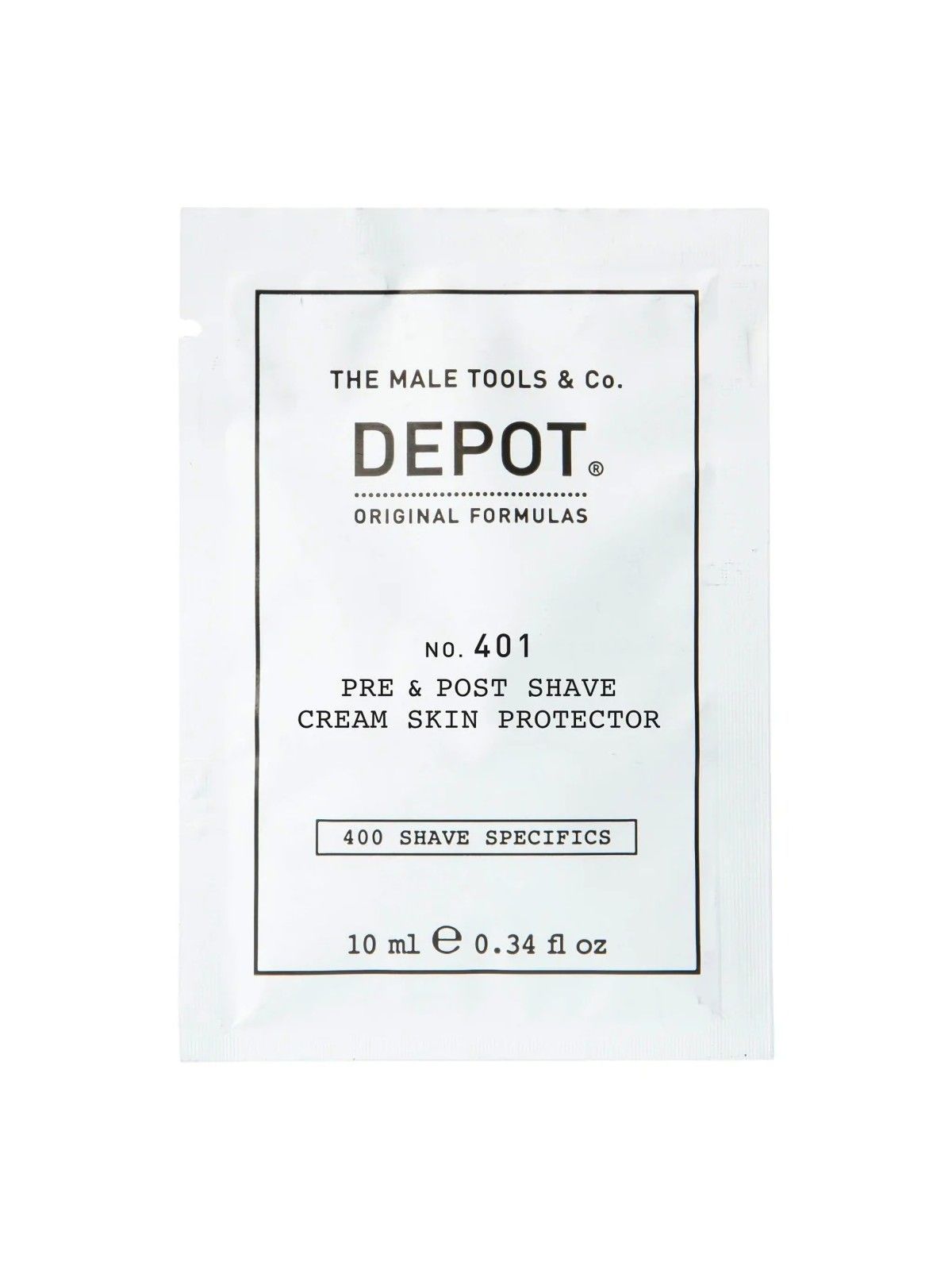 Depot 400 Specifiche per la Rasatura No 401 Crema Pre Post