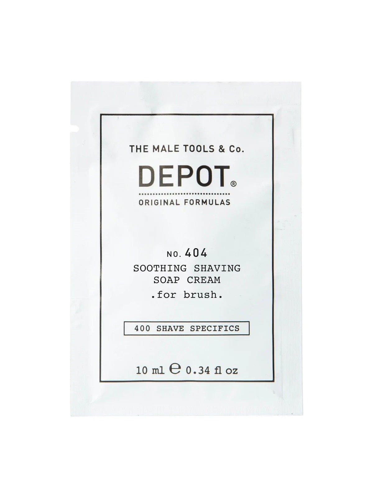 Depot 400 Specifiche da Barba No 404 Crema Sapone da Barba