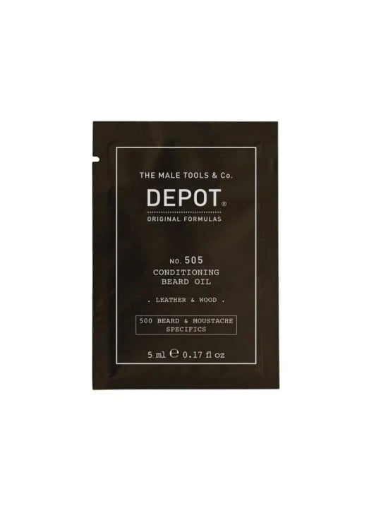 Depot 500 Specifici per Barba Baffi No 505 Olio per Barba Cuoio