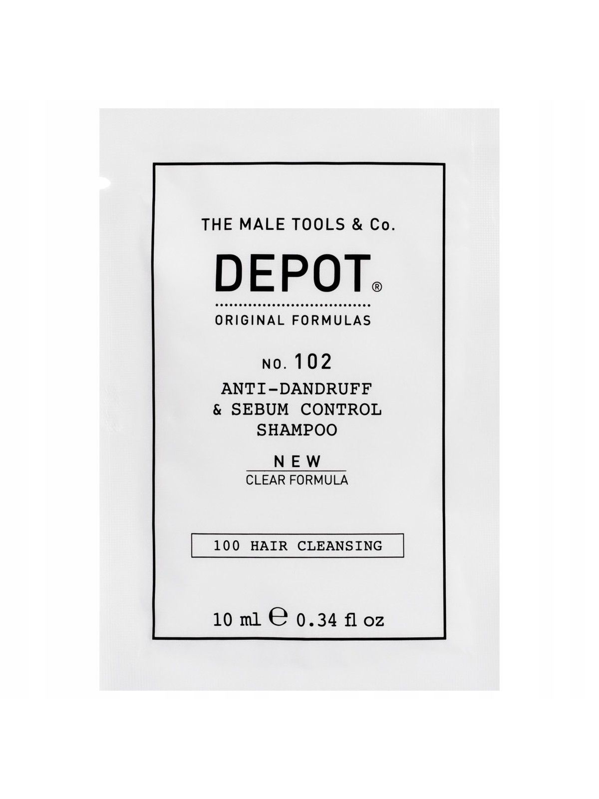 Depot 100 Pulizia dei Capelli No 102 Formula Chiara Complesso