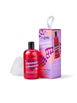 I love Set Trattamento Tempo da Bagno Lampone More nero donna
