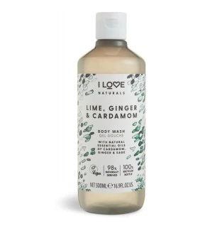 I love Naturals Gel Doccia Limone Zenzero e Cardamomo Gel