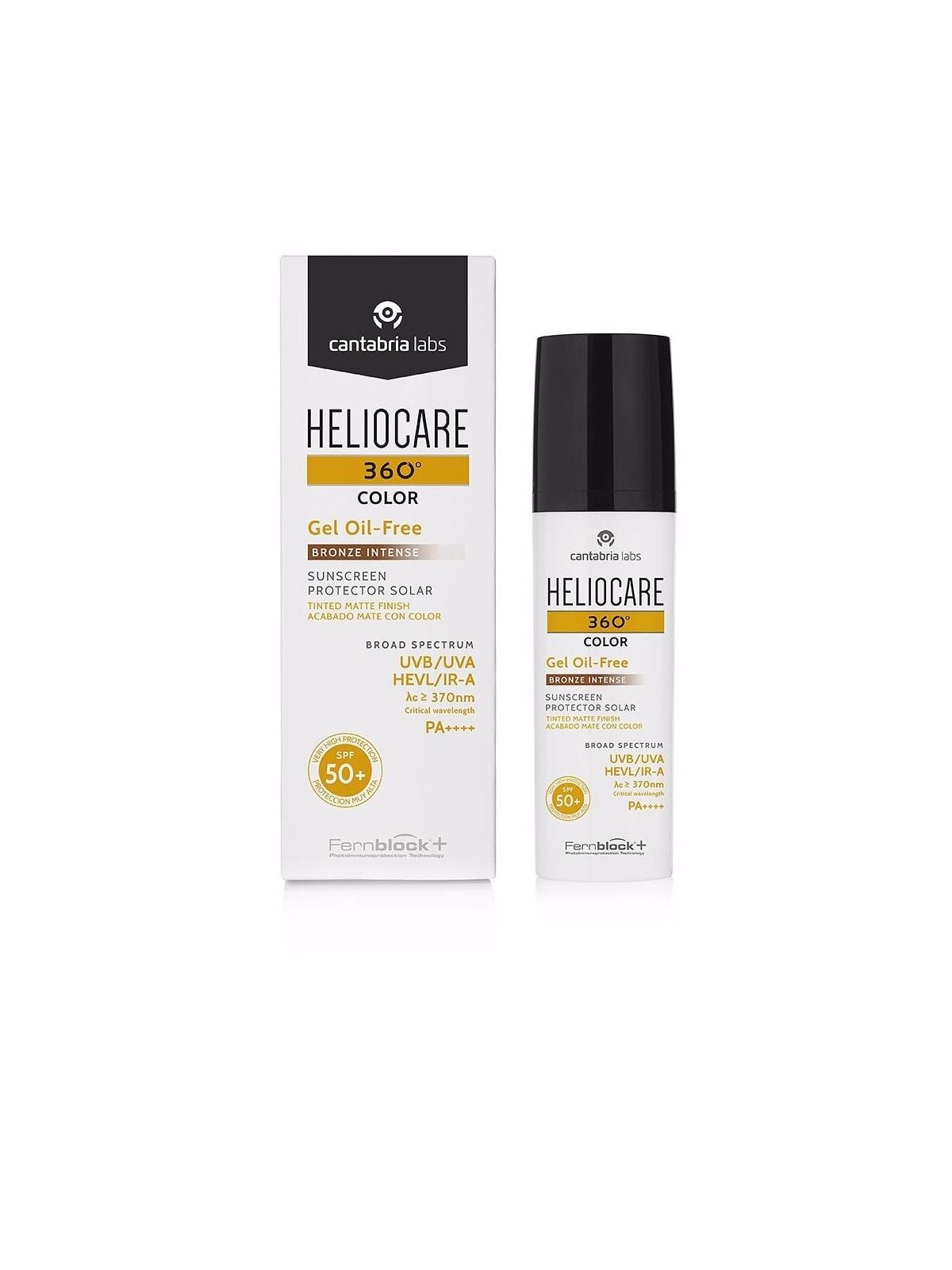 Heliocare 360 gel senza olio bronzo intenso SPF50 50ml unisex