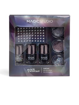 Magic Studio CRISTALLI NERI LOTTO DI UNGHIE 7 unit donna