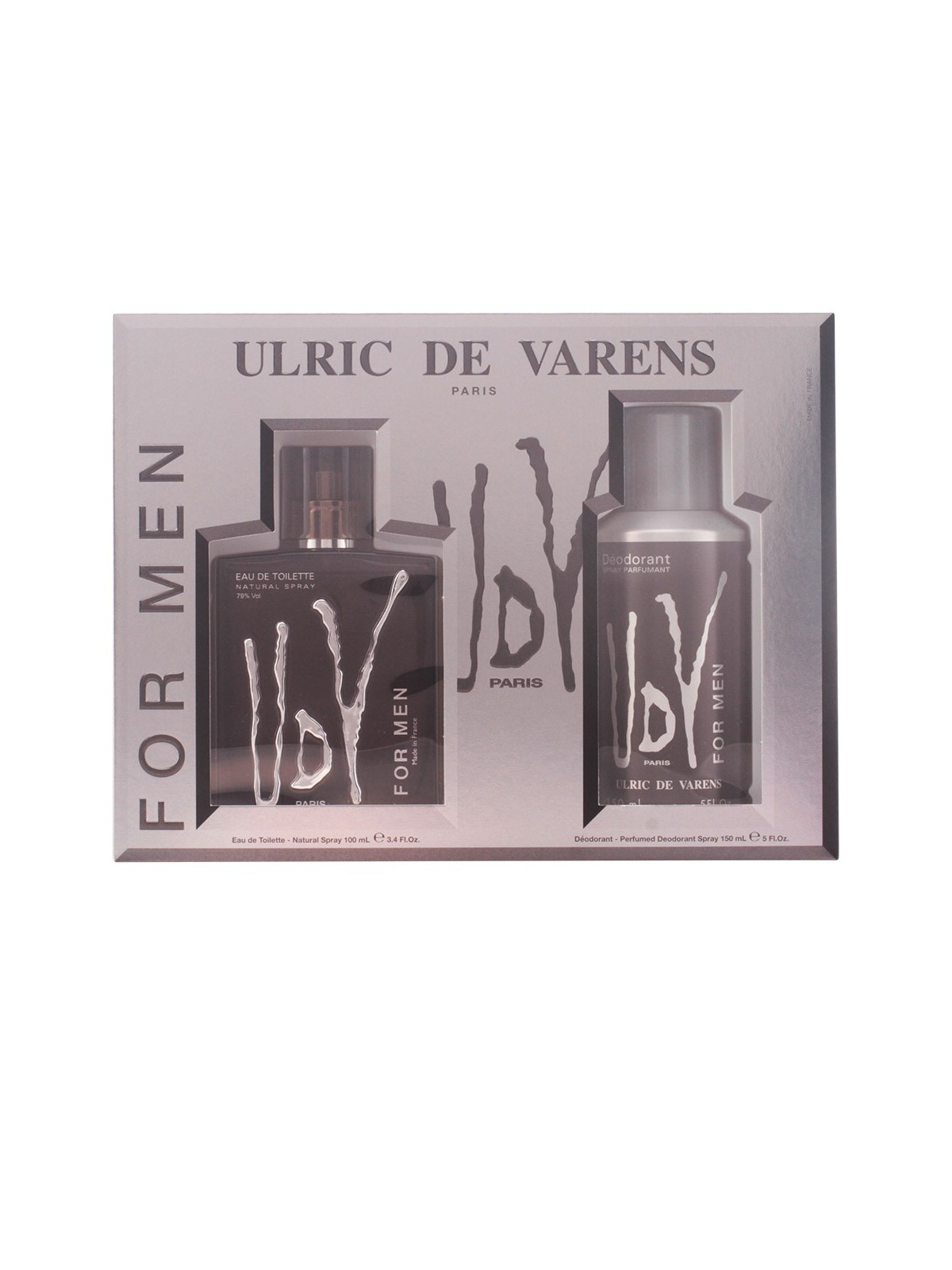 Ulric De Varens Uomo Eau De Toilette Spray 100ml Set 2 Pezzi