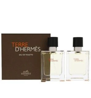 Herms Terre DHermes Spray Eau De Toilette 2x50ml unisex