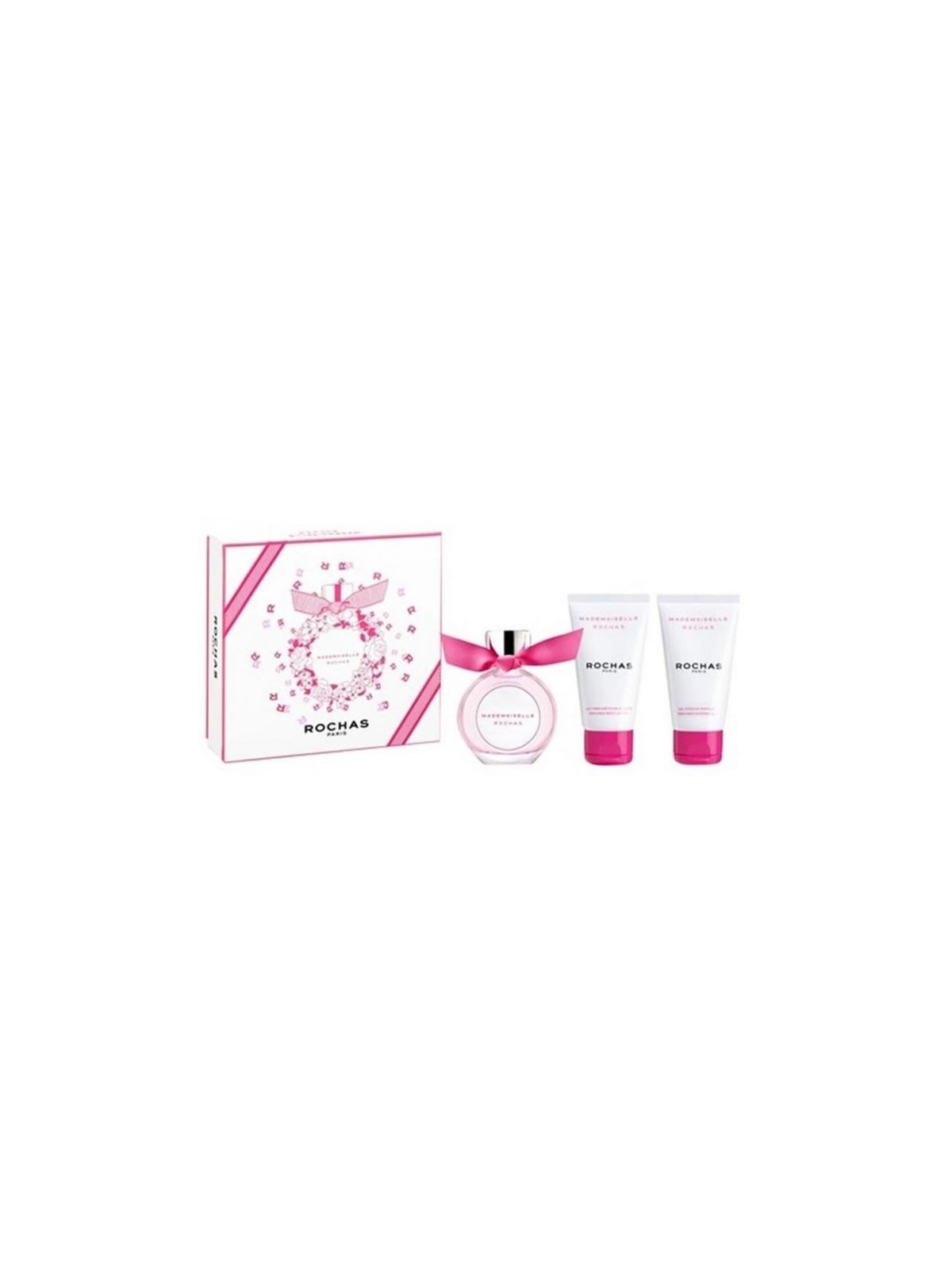 Rochas Mademoiselle Eau De Toilette Spray 50ml Set 3 Pezzi