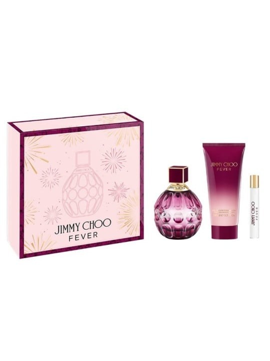 Jimmy Choo Fever Eau De Parfum Spray 100ml Set 3 Pezzi Unisex