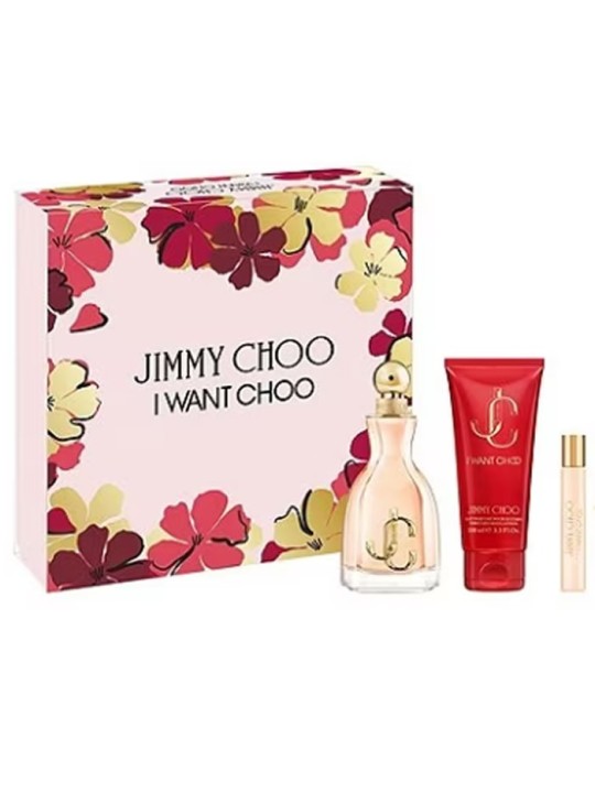 Jimmy Choo I Want Choo Eau De Parfum Spray 100ml Set 3 Parti
