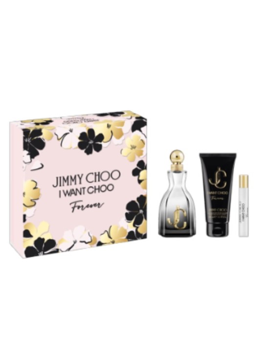 Jimmy Choo I Want Choo Forever Eau De Parfum Spray 100ml Set 3