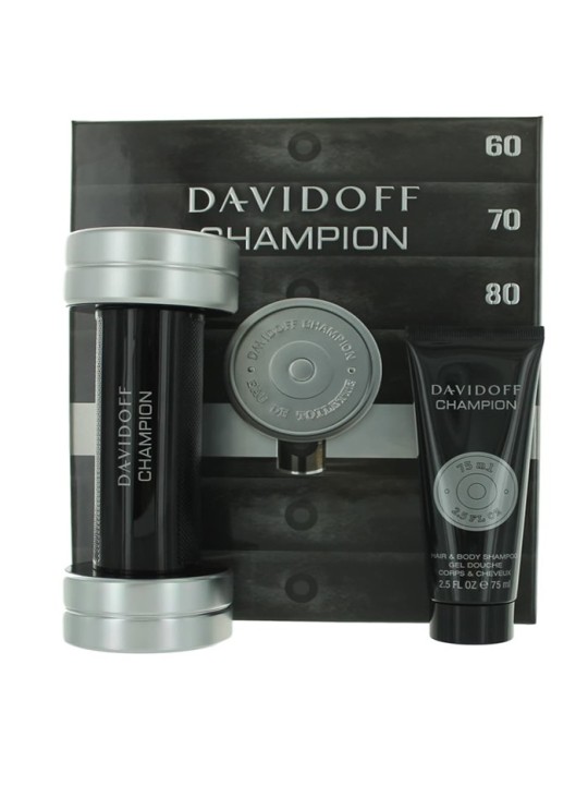 Davidoff Champion Eau De Toilette Spray 90ml Set 2 Pezzi Unisex