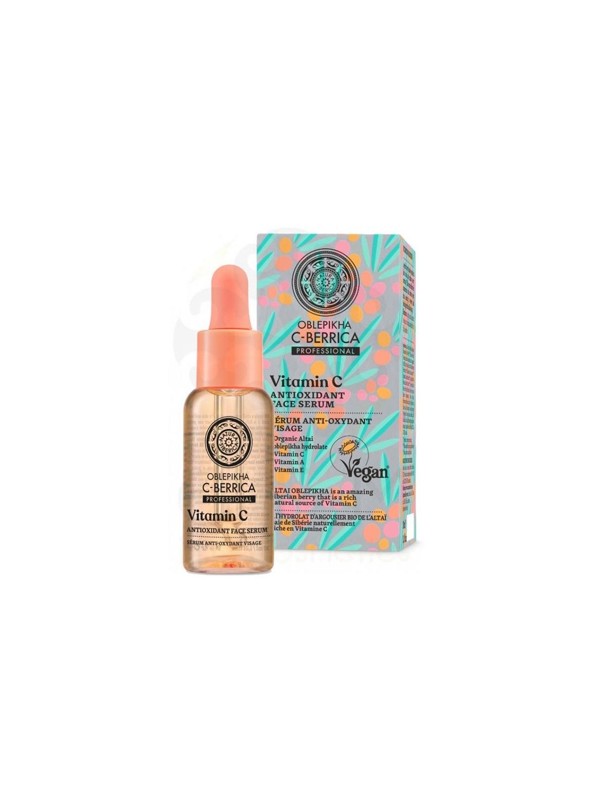 Natura Siberica Oblepikha Siero Viso Antiossidante con Vitamina
