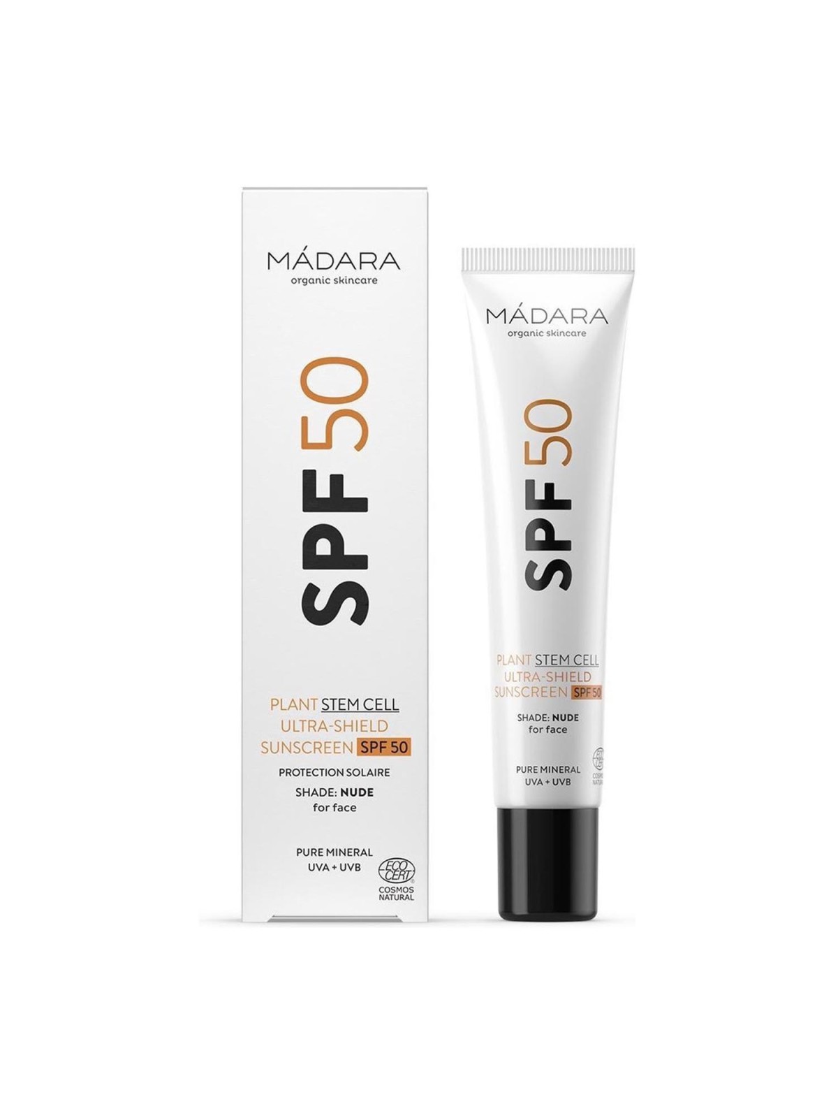 MDARA spf50 crema ultrashield con cellule staminali vegetali