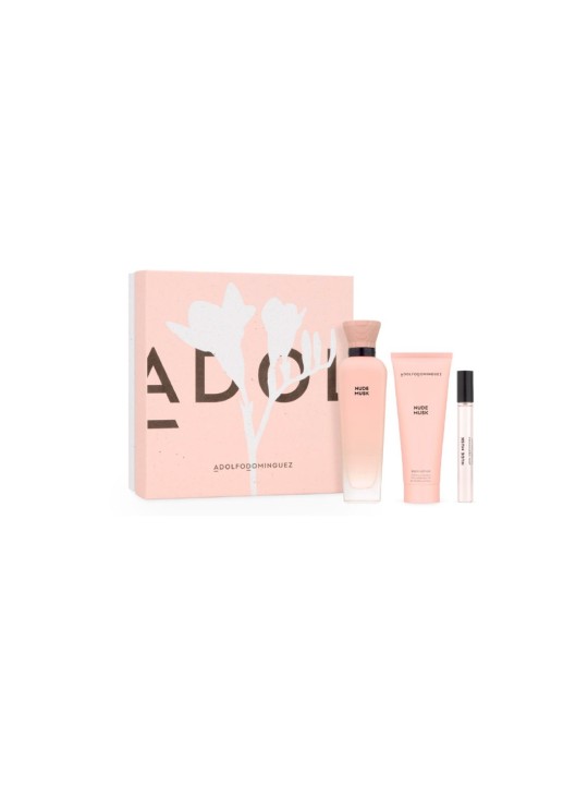 Adolfo Dominguez NUDE MUSK set 3 pezzi unisex