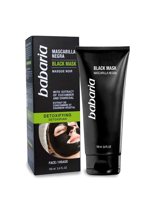 Babaria MASCARILLA NEGRA DETOXIFICANTE per il viso 100 ml Unisex