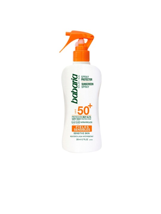 BABARIA SPRAY SOLARE SPF50 PELLE SENSIBILE IMPERMEABILE 200ML