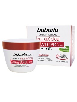 Babaria crema viso per pelle atopica 50ml unisex