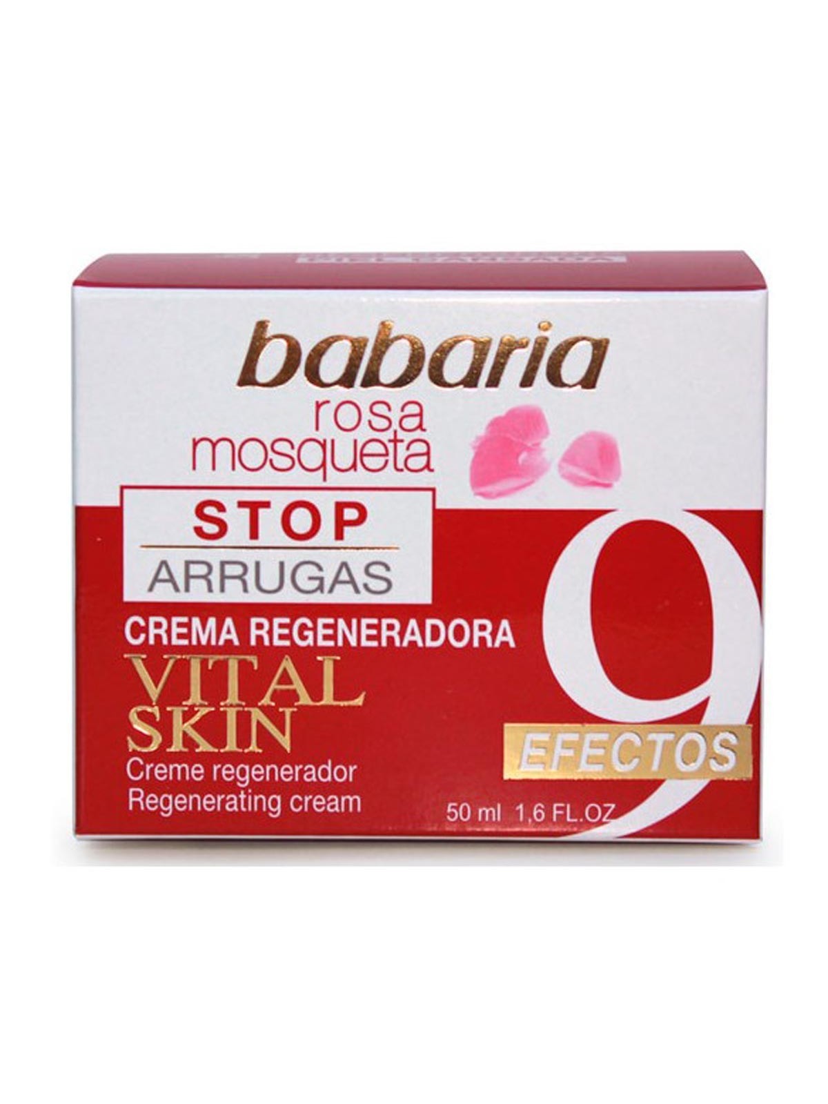 Babaria rosa mosqueta crema rigenerante stop rughe pelle vitale