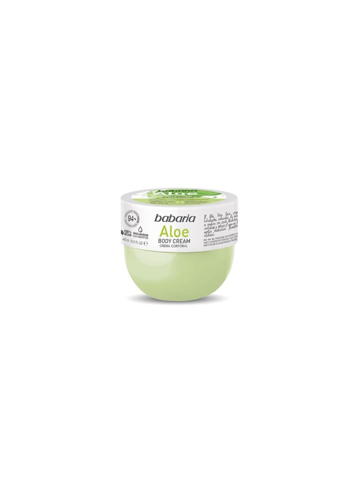 Babaria Crema Corpo allAloe 400ml Unisex
