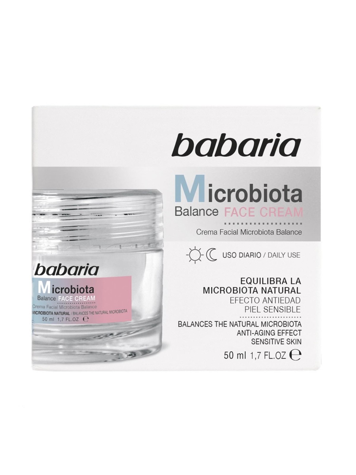 Babaria Microbiota Balance Crema Viso Uso Quotidiano Pelle