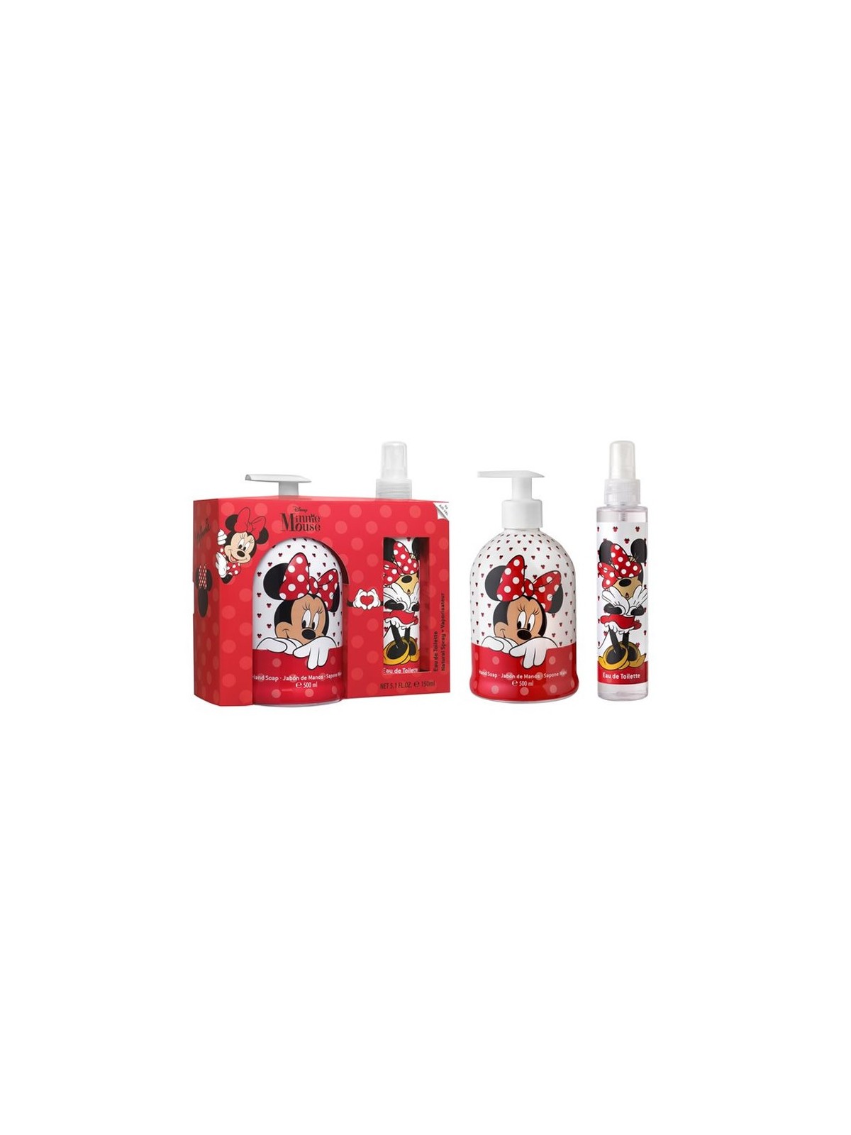 Disney Minnie Mousse Acqua di Profumo Spray 150ml Set 2 Pezzi