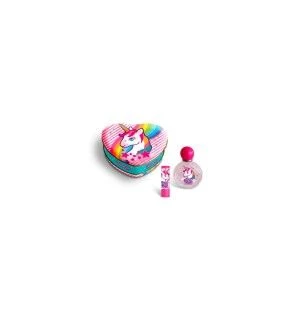 Cartoon Lorenay Unicorn Love Astuccio Cuore eau de toilette