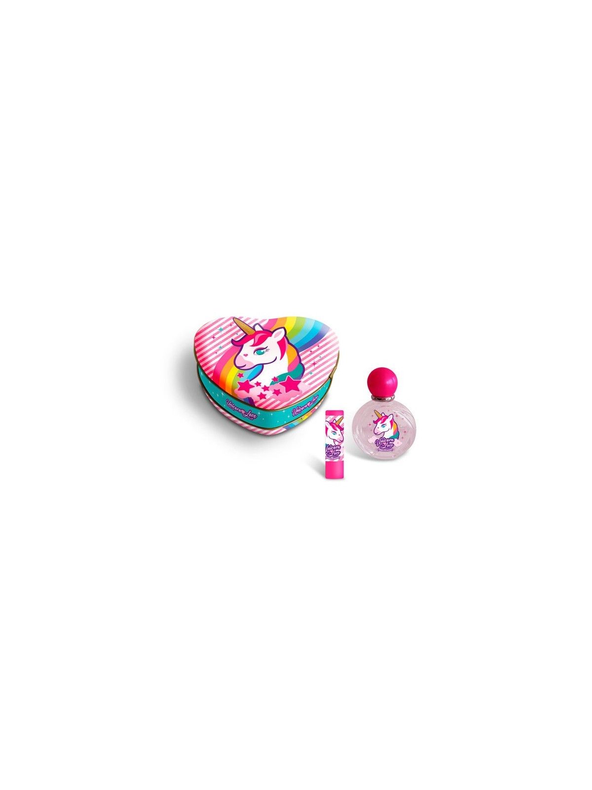 Cartoon Lorenay Unicorn Love Astuccio Cuore eau de toilette