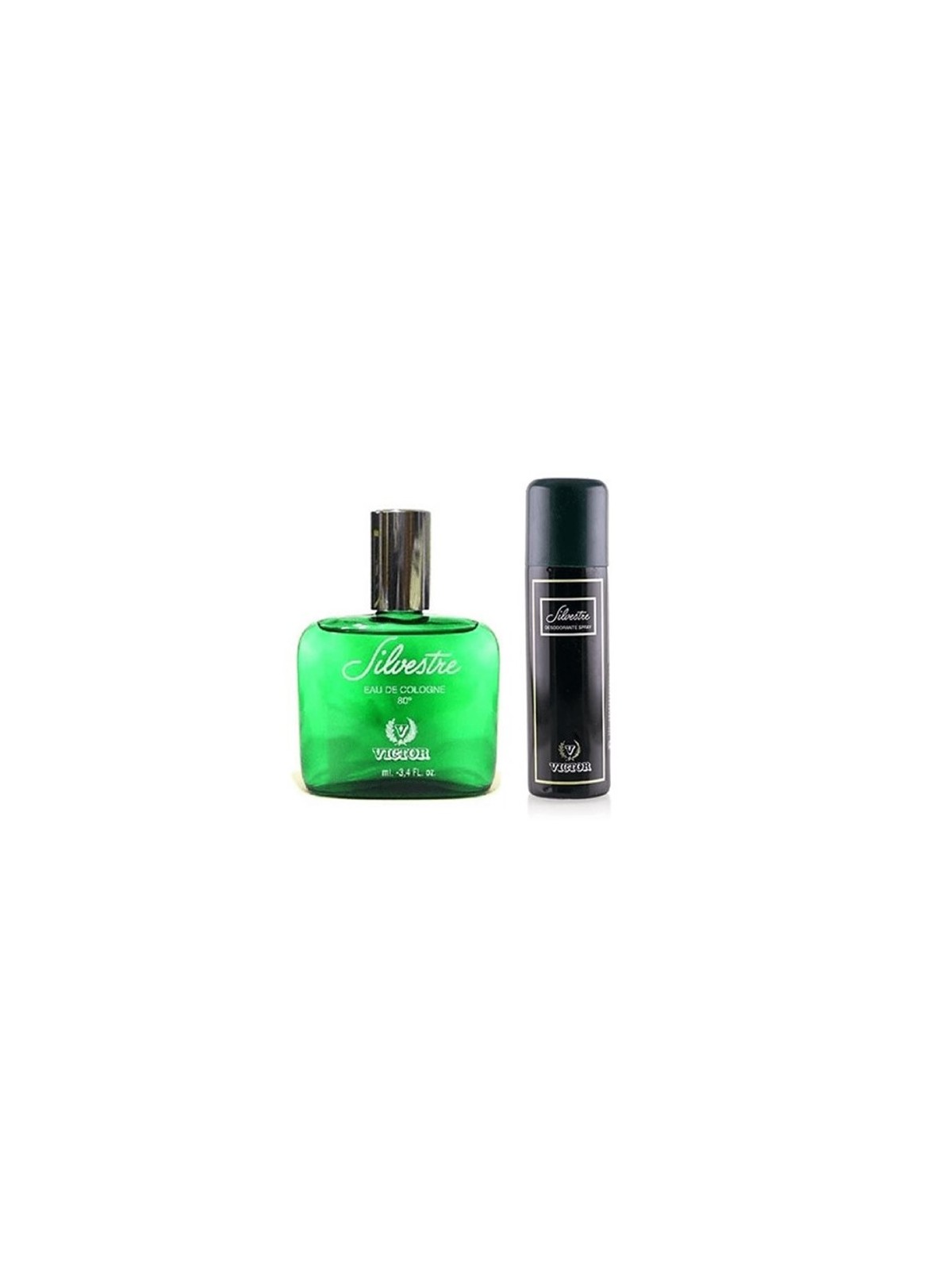 Victor Silvestre Acqua di Colonia Spray 100ml Set 2 Pezzi Uomo