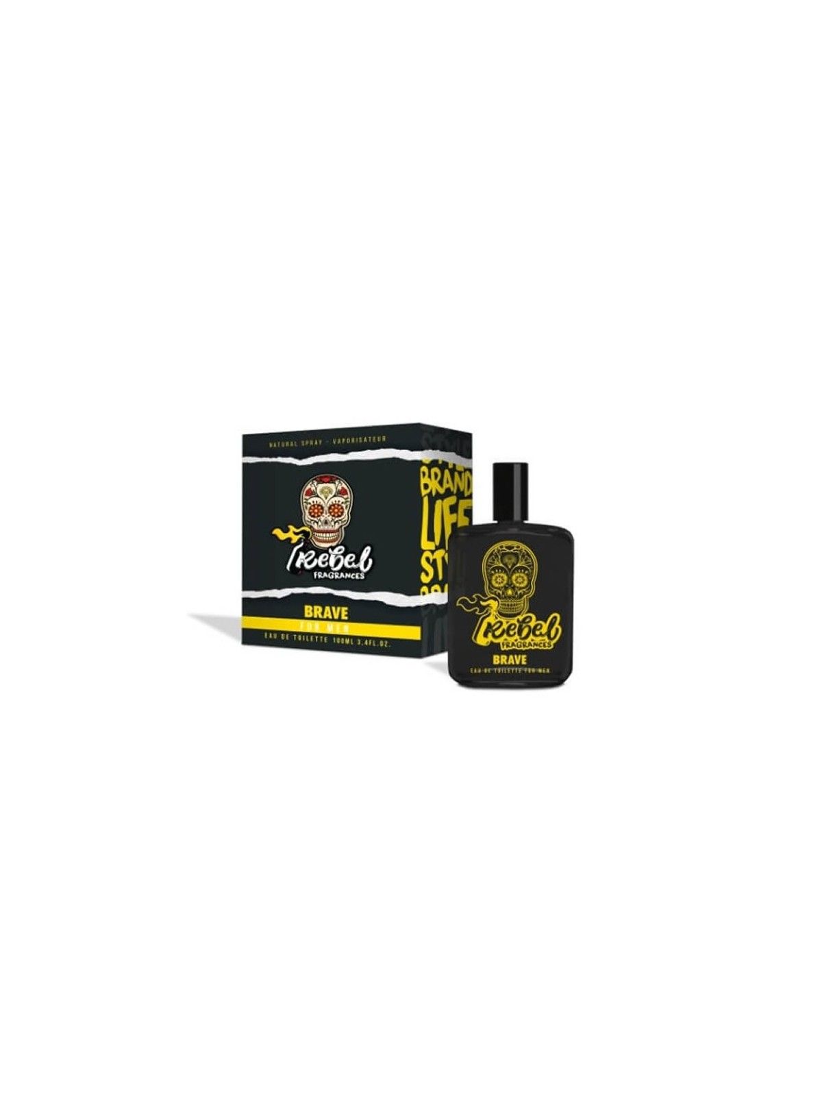 REBEL Uomo Coraggioso Eau De Toilette 100ml Unisex