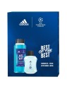 Adidas Set regalo UEFA Best Of The Best Dopobarba 100 ml e Gel