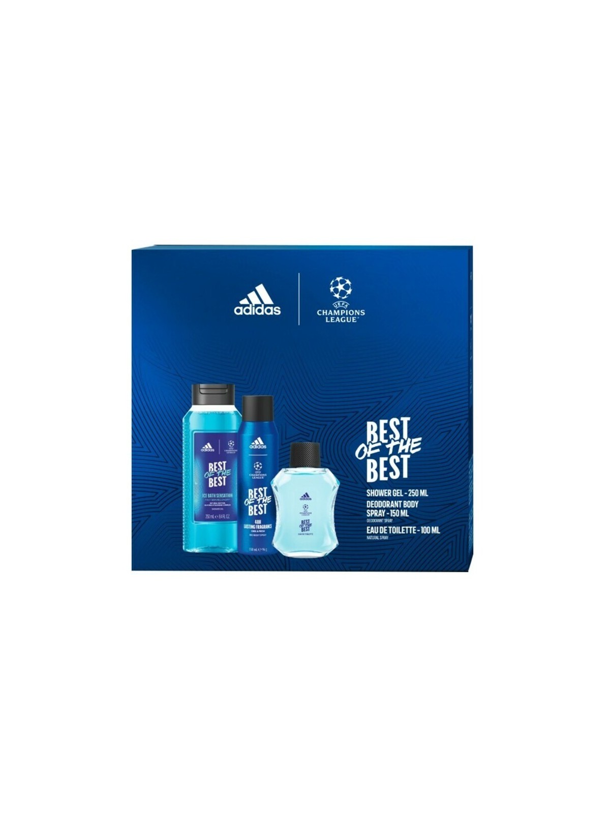 Adidas UEFA Best Of The Best Gift set eau de toilette 100 ml