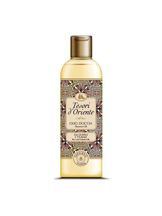 Tesori dOriente Olio Doccia con Olio di Riso e Tsubaki per