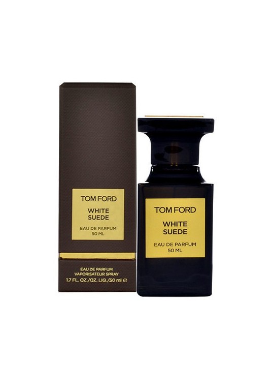 Tom Ford eau de parfum in pelle scamosciata bianca donna 50ml
