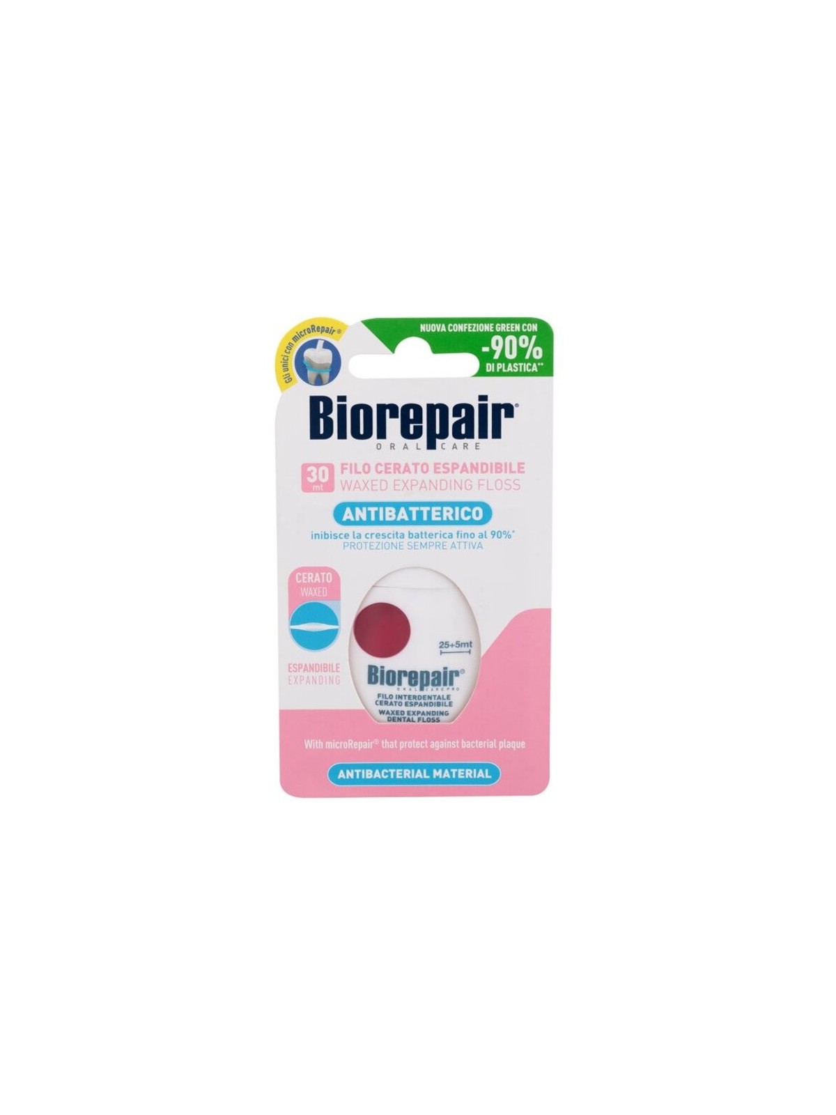Biorepair Filo Espansivo Cerato Antibatterico Filo interdentale