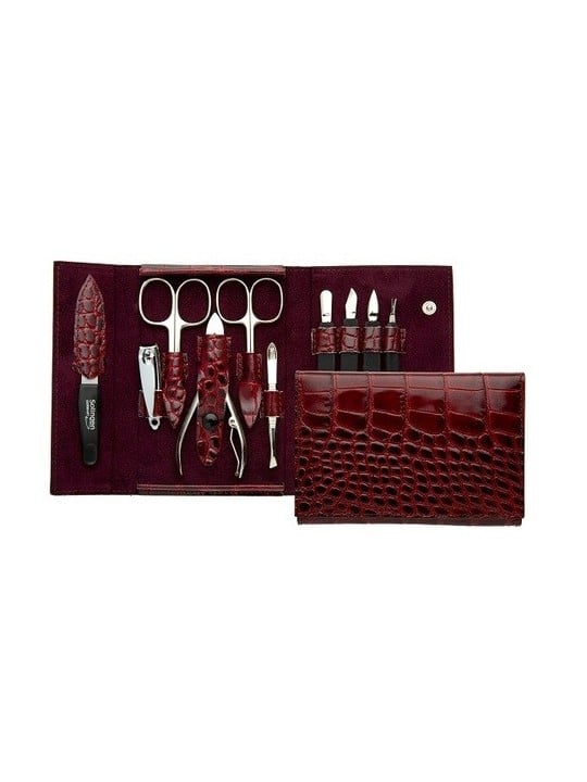 DuKaS PL25204 Solingen Family manicure rossa realizzata in vera