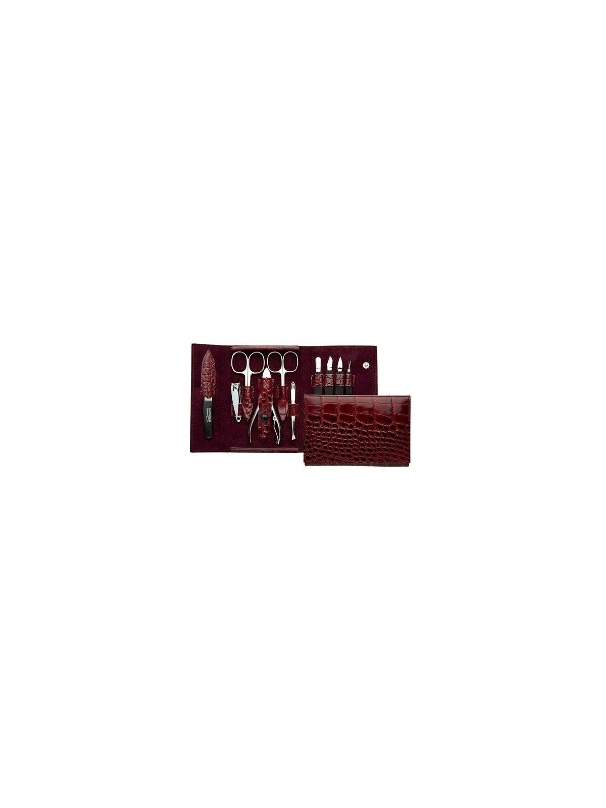 DuKaS PL25204 Solingen Family manicure rossa realizzata in vera
