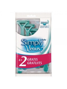 Gillette Semplicemente Venus 2 6 pezzi donna