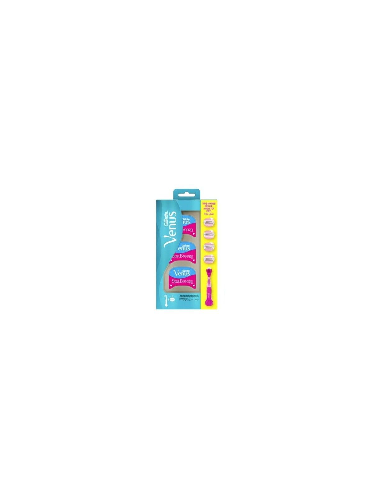 Gillette Rasoio da donna Venus Breeze 4 testine donna