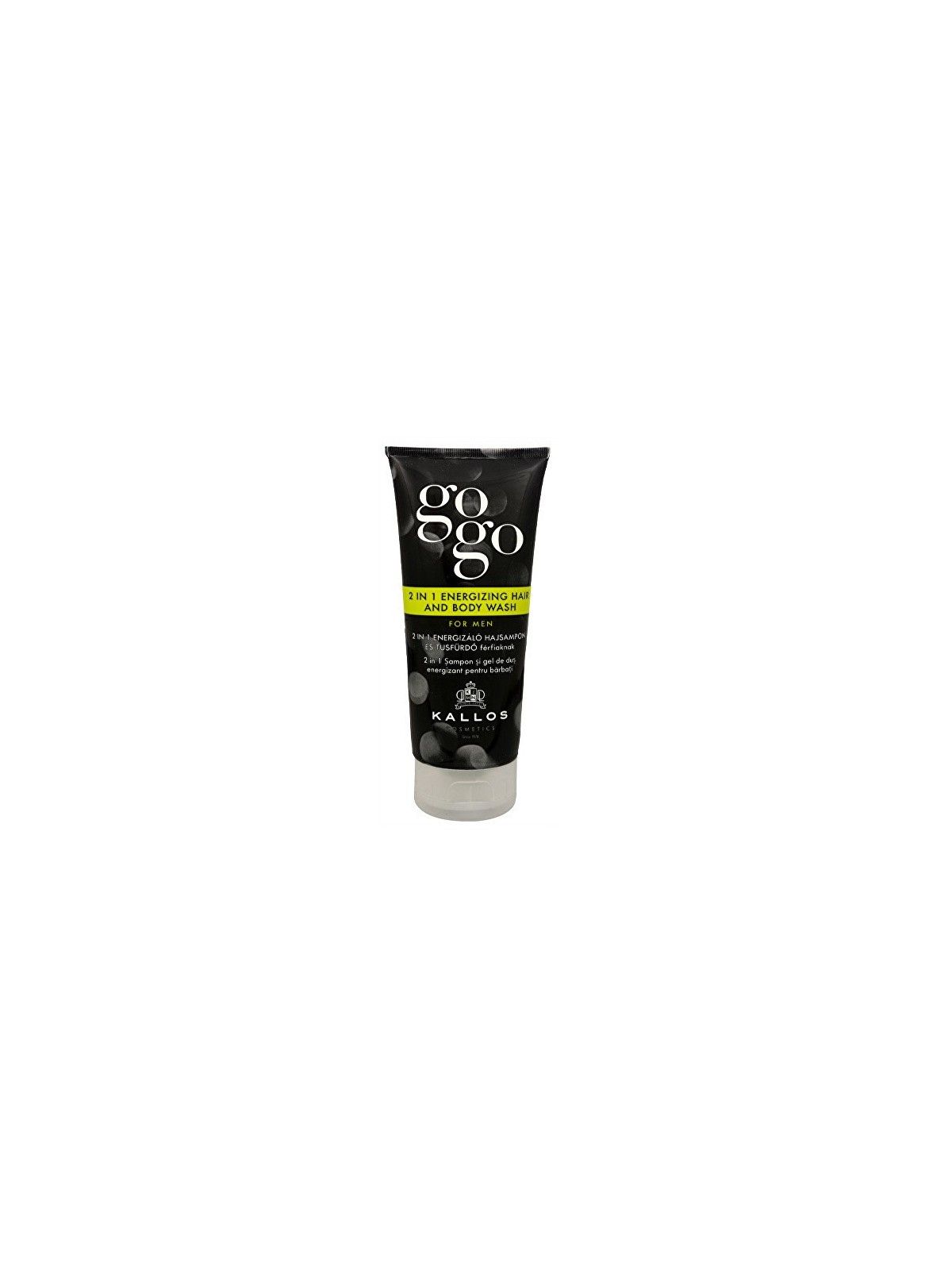 Kallos GoGo 2In1 Energizzante Shampoo e Doccia per Uomo 200ml