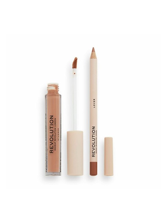 Makeup Revolution Kit contorno labbra Lover Set labbra donna