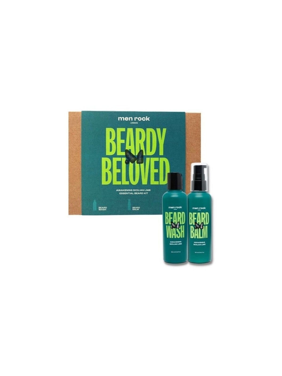 MenRock Kit Duo Barba Siciliana Lime Set regalo per la cura